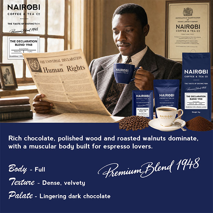 The 1948 Declaration Blend – 2 × 227g Pack of Heritage Collection Coffee Beans (454g Total)