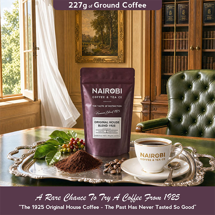The 1925 Original House Blend – 227g Packet of Heritage Collection Ground Coffee