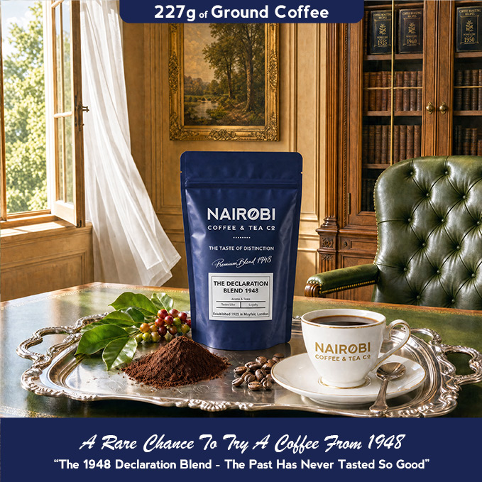 The 1948 Declaration Blend – 227g Packet of Heritage Collection Ground Coffee