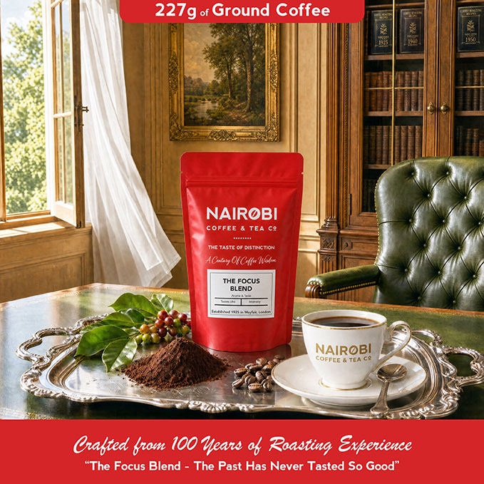 The Focus Blend – 227g Packet of Heritage Collection Ground Coffee