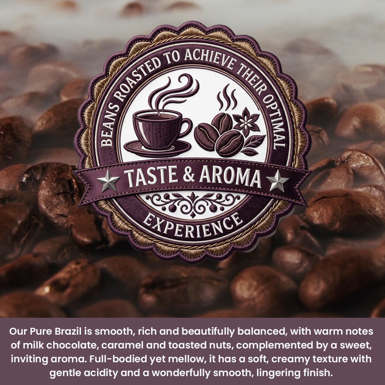 Pure Brazil - 1kg Coffee Beans - single-origin - Image 2