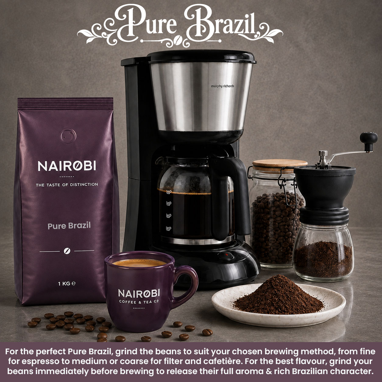 Pure Brazil - 1kg Coffee Beans - single-origin - Image 7