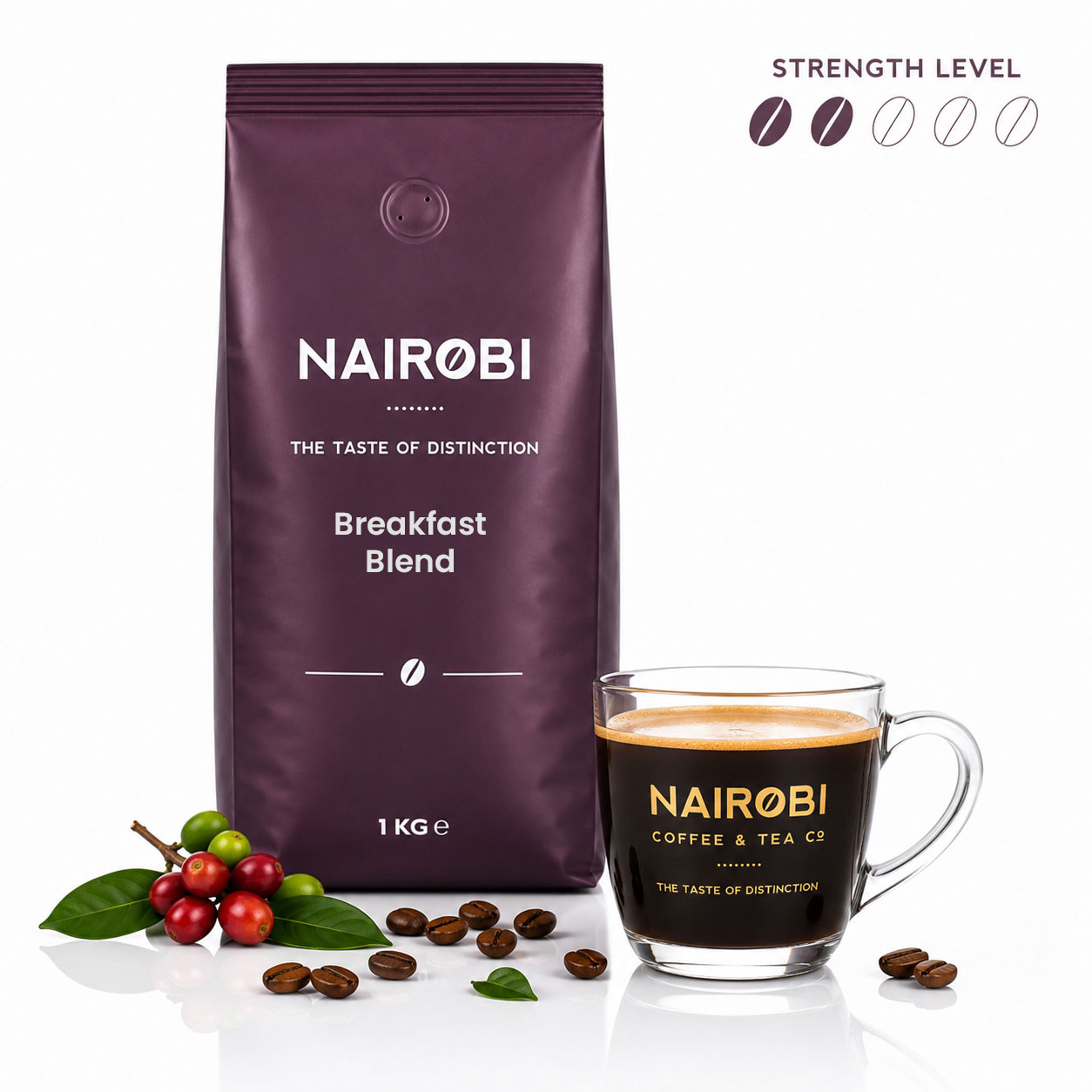 Breakfast Blend – 1kg Coffee Beans