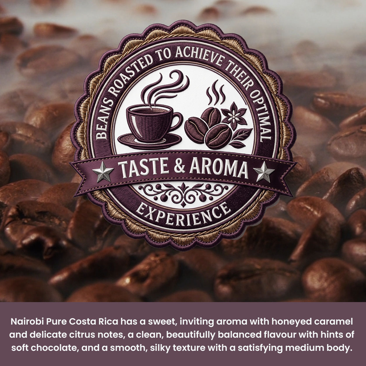 Pure Costa Rica – 1kg Coffee Beans – single-origin