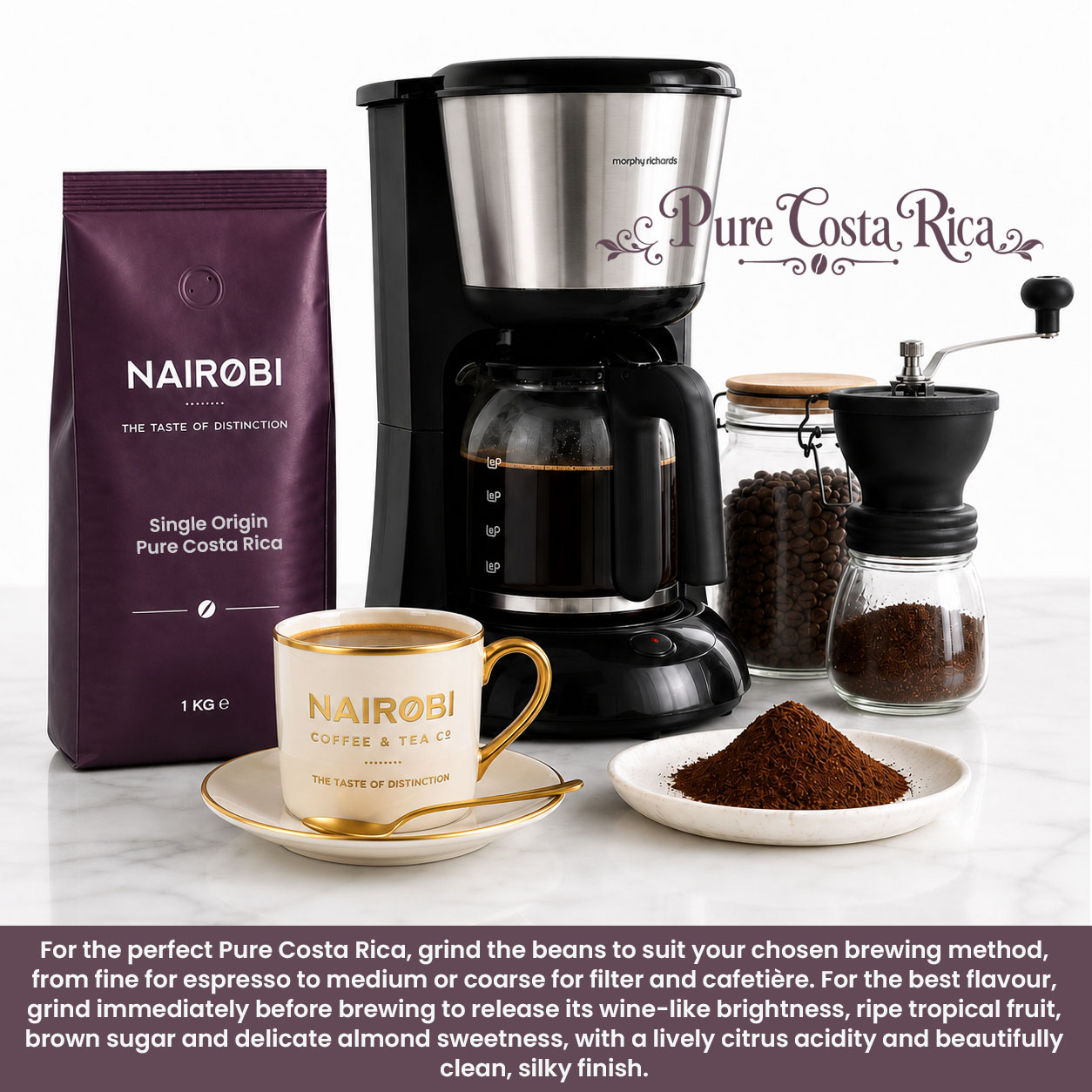 Buy Pure Costa Rica single origin coffee beans