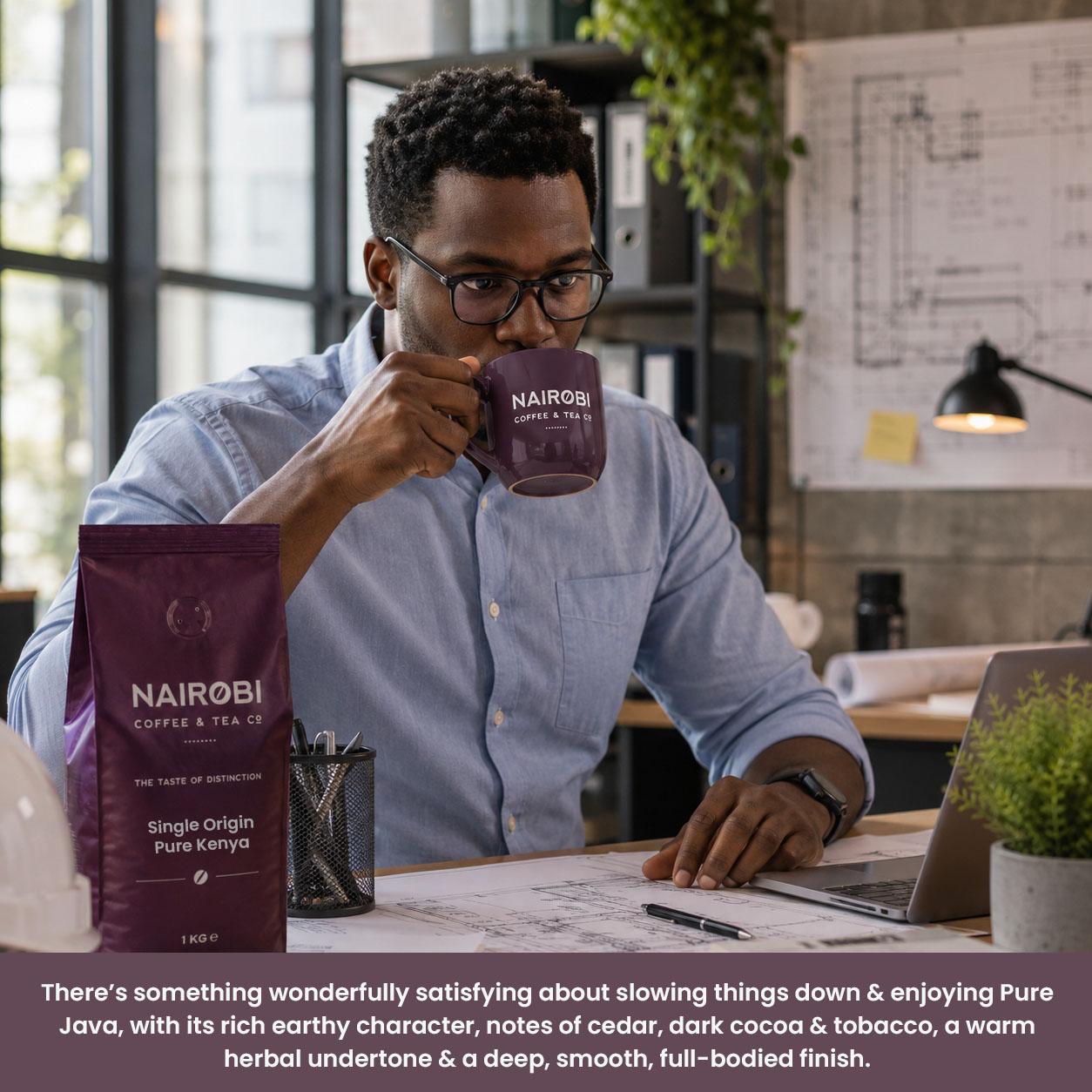 Pure Kenya – 1kg Coffee Beans – single-origin