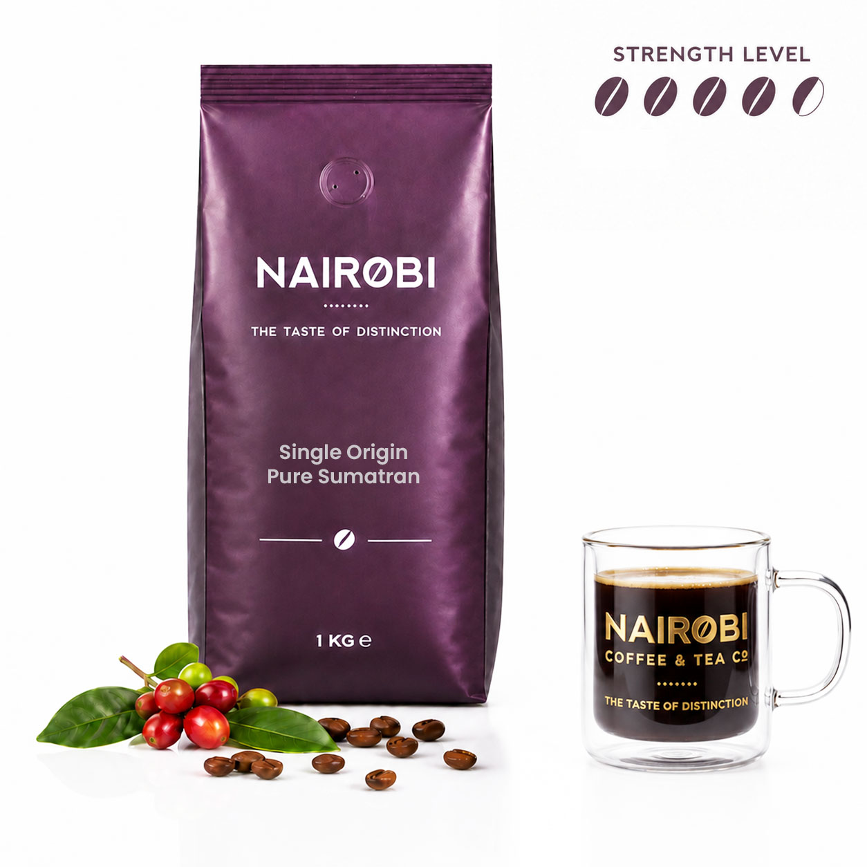 Pure Sumatran – 1kg Coffee Beans – single-origin