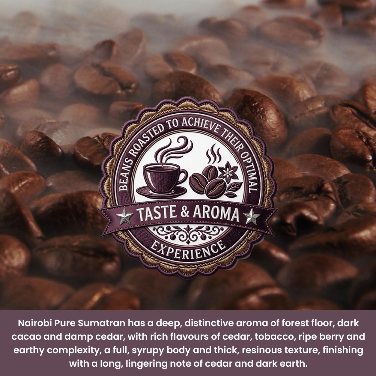 Pure Sumatran – 1kg Coffee Beans – single-origin